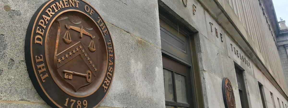 Image of the US Treasury building