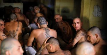 MS-13 gang members in El Salvador